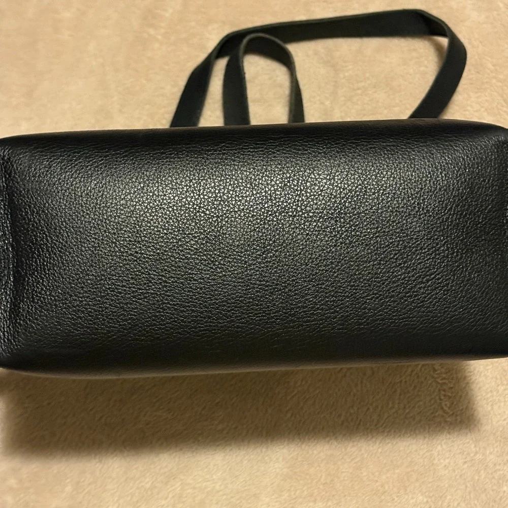 Harley-Davidson Leather Hard Sided Purse Tote Bag, Bar & Shield Logo